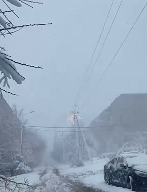 В Ростовской области из-за снегопада без электричества остались жители 11 городов и районов