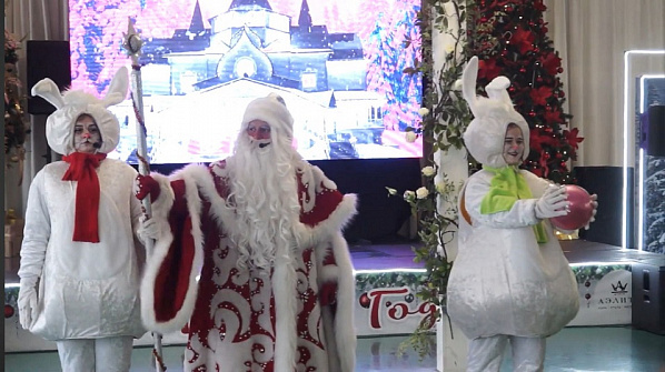 Для маленьких гостей Дона и их родителей из воссоединившихся с Россией регионов  было устроено новогоднее представление